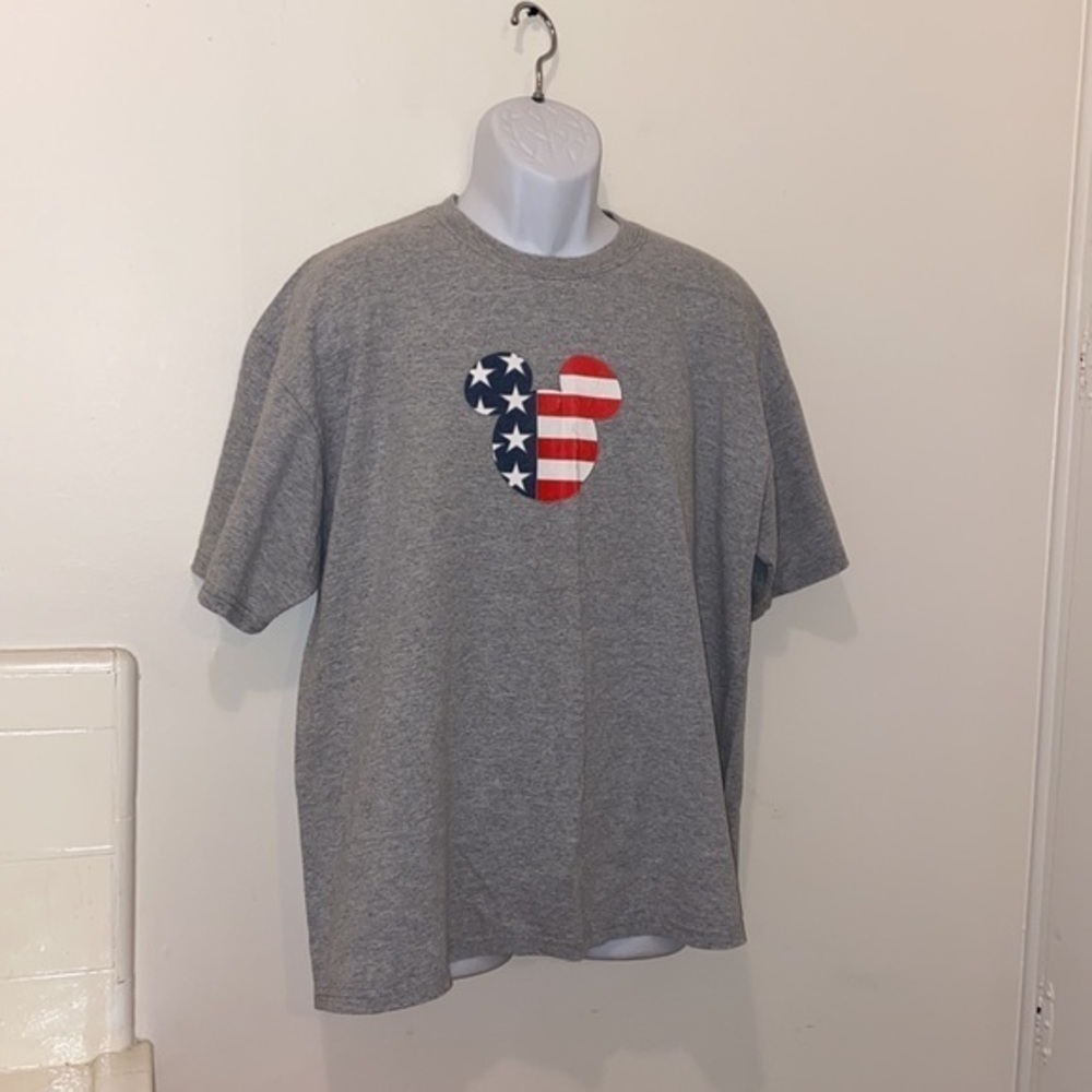 Unisex Disney World Patriotic Mickey Mouse Tee - Picture 3 of 10